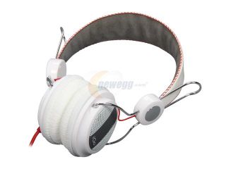 iGo White/Red 48002140 3.5mm Connector On Ear MIAMI Headphone   White/Red