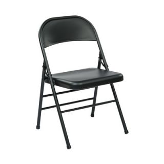 Office Star Metal Folding Chair (Set of 4)