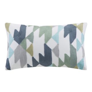 Ink+Ivy Nadia Dot Embroidered Oblong Cotton Throw Pillow
