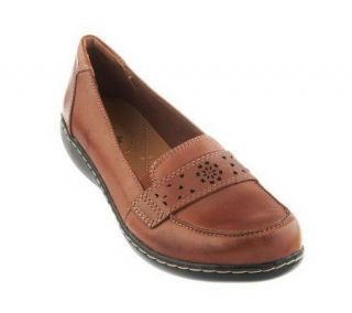 Clarks Bendables Ashland Time Leather Loafers —