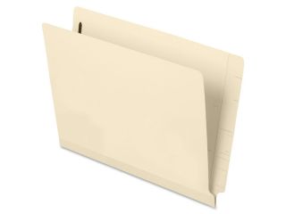 Pendaflex 13140 Laminated Spine End Tab Folder with 1 Fastener, 11 pt Manila, Letter, 50/Box, 1 Box