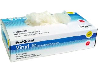 Impact 8606S Disposable Vinyl General Purpose Gloves