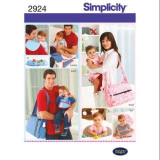 SIMPLICITY HIS AND HERS DIAPER BAGS *SEWING PATTERN*