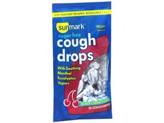 Sunmark Sugar Free Cough Drops   Black Cherry   25 Ct.