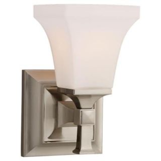 Sea Gull Lighting Melody 1 Light Brushed Nickel Sconce 44705 962