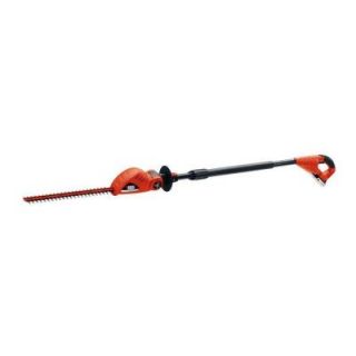 BLACK+DECKER 18 in. 20 Volt Lithium ion Electric Cordless Pole Hedge Trimmer LPHT120
