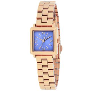 Marc Jacobs Womens MBM3290 Katherine Purple Dial Rosetone Watch