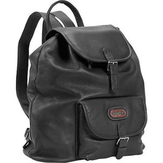 Leatherbay Leather Backpack w/One Pocket