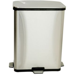 iTouchless 13 Gallon Stainless Steel Step Sensor Trash Can, ST13RTF