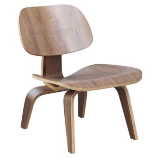 LCM Eames Style Plywood Metal Lounge Chair