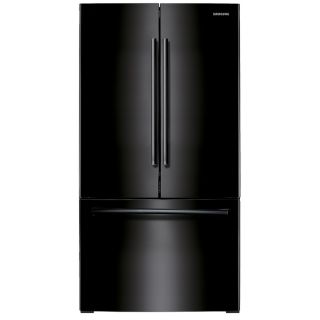 Samsung 25.5 cu ft French Door Refrigerator with Single Ice Maker (Black)