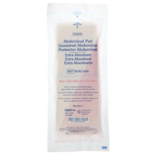 Medline Abdominal Pad 8 inch x 10 inch Sterile (Pack of 360