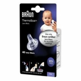 Braun Thermoscan Lens Filters, 40 ea (Pack of 6)