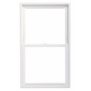 ThermaStar by Pella Vinyl Double Pane Annealed Replacement Double Hung Window (Rough Opening 27.75 in x 65.75 in Actual 27.5 in x 65.5 in)