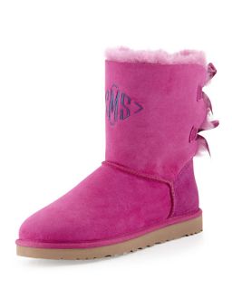 UGG Bailey Bow Back Short Boot, Victorian Pink