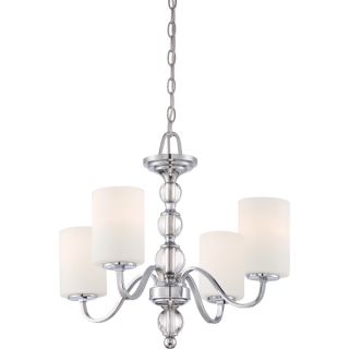 Downtown 4 light Polished Chrome Chandelier