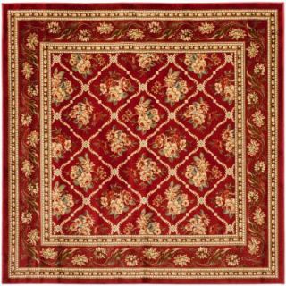Safavieh Lyndhurst Red 6 ft. 7 in. x 6 ft. 7 in. Square Area Rug LNH556 4040 7SQ