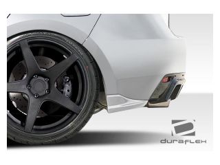 2008 2014 Subaru Impreza STI 5DR 2011 2014 Impreza WRX 4 5DR Duraflex C Speed 2 Rear Add On Bumper Extensions   2 Piece