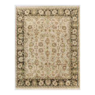 Orissa Fawn Rectangular Indoor Hand Knotted Oriental Area Rug (Common 9 x 12; Actual 108 in W x 144 in L)
