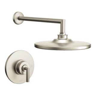 MOEN Arris Single Handle 2 Spray Posi Temp Eco Performance Shower Faucet Trim Kit in Brushed Nickel (Valve Sold Separately) TS22002EPBN