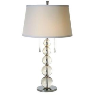 Trend Lighting Palla 29 in. Crystal with Polished Chrome Table Lamp TT5800