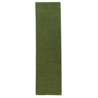Home Decorators Collection Royale Chenille Green 2 ft. 3 in. x 12 ft. Runner 3842690650