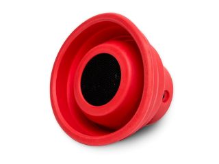 Oblanc SY SPK23055 X Horn Collapsible Portable Bluetooth Speaker   Red