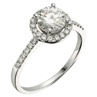 30 CT. T.W. Round Forever Brilliant® Moissanite Halo Prong Set Ring