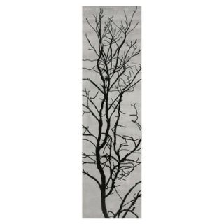 nuLOOM Pop Tree Branches Grey Rug
