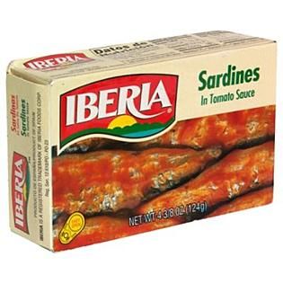 Iberia  Sardines in Tomato Sauce, 4.37 oz (124 g)