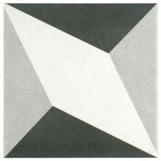 Merola Tile Twenties Diamond 7 3/4 in. x 7 3/4 in. Ceramic Floor and Wall Tile FRC8TWED