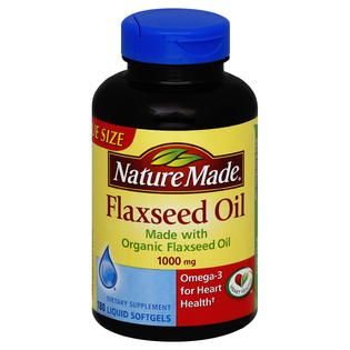 Nature Made Flaxseed Oil, 1000 mg, Liquid Softgels, Value Size, 180