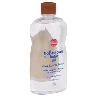 Johnsons  Baby Oil, Shea & Cocoa Butter, 20 fl oz (591 ml)