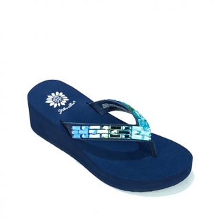 Yellow Box® "Honora" Embellished Thong Sandal   8109527