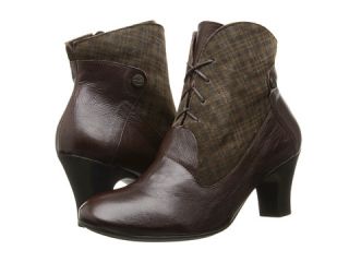 think heah lace up bootie 83206 espresso kombi