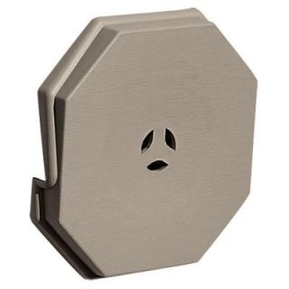 Builders Edge 6.625 in. x 6.625 in. #097 Clay Surface Mounting Block 130110006097