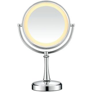 Conair Polished Chrome Touch Control Lighted Makeup Mirror  