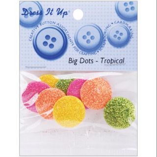 Dress It Up Embellishments Big Dots Tropical