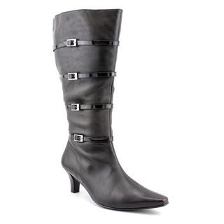 Ros Hommerson Womens Jerry Leather Boots Wide Size 9.5 887f8d47 70ac