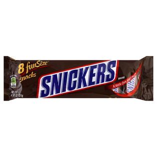 Snickers Candy Bars, Fun Size, 8 candy bars [4.62 oz (131 g)]   Food