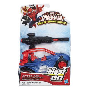 Disney Marvel Ultimate Spider Man Web Warriors Blast N Go Racers Sand