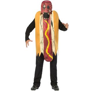 Totally Ghoul Zombie Hot Dog Boys Halloween Costume   Seasonal