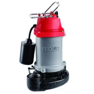 RIDGID Professional 1/3 HP Cast Iron Effluent Pump RE50