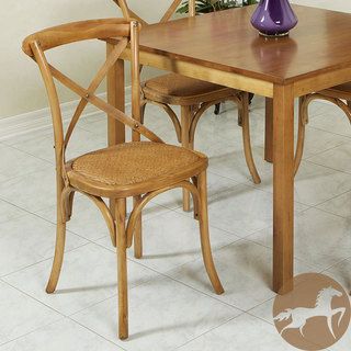 Christopher Knight Home Cross Back Light Brown Birch Dining Chair