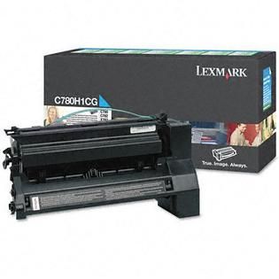 Lexmark C780H1CG Laser Cartridge, High Yield, Cyan   TVs & Electronics