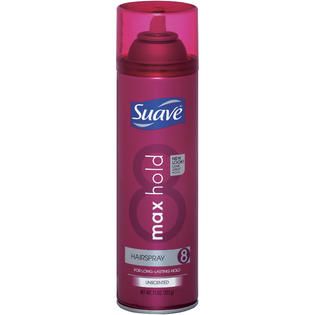 Suave Max Hold 8 Unscented Hairspray 11 OZ AEROSOL CAN
