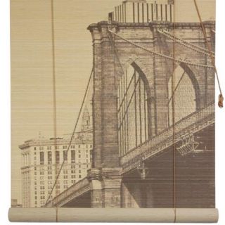 Oriental Furniture Brooklyn Bridge Bamboo Roller Blind
