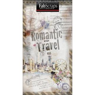 Romantic Travel Journal Tags, Shapes & Pages 8"X4" Pad 60 Sheets