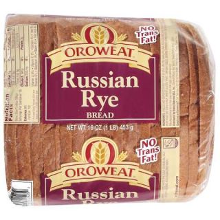 Orowheat Sliced Russian Rye Bread, 16 oz