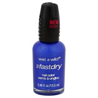Wet N Wild  Fastdry Nail Color, Saved by the Blue 230C, 0.46 fl oz (13